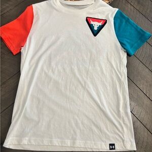 Kids Under Armour Project Rock Colorblock T-Shirt Kids Medium